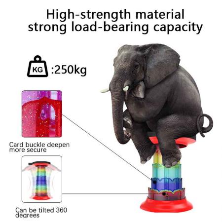 Retractable Folding Stool Collapsible Portable Telescopic Stool Mini Stool 