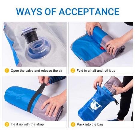 Outdoor Lightweight PVC Sleeping Pad for Camping Tent 