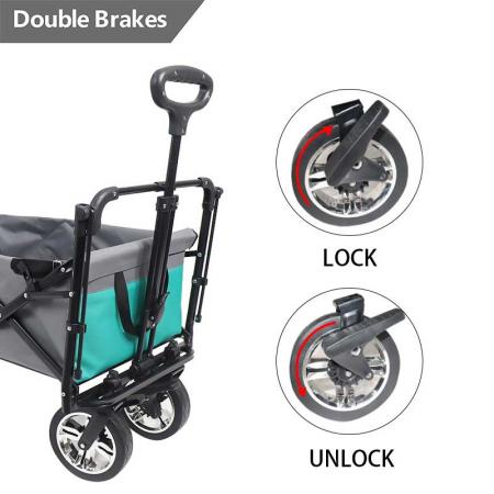 Wholesale Outdoor Picnic Camping Beach Garden Trail Foldable Collapsible Folding Utility Cart Wagon 