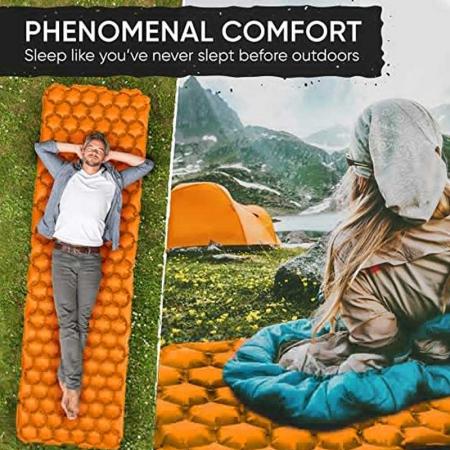 Compact Lightweight Backpacking Sleeping Pad For Outdoors 