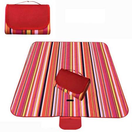 Custom Folding Large Oxford Waterproof Beach Mat Blanket 