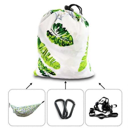 Amazon Hot Douable Outdoor Camping Nylon Hammock Parachute Hammock for 2 Person 