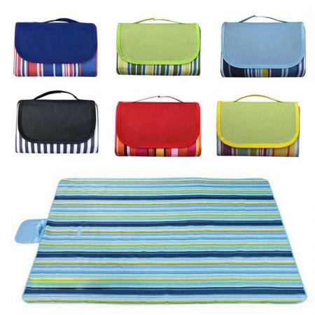 Custom Folding Large Oxford Waterproof Beach Mat Blanket 