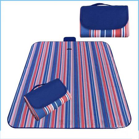 Custom Folding Large Oxford Waterproof Beach Mat Blanket 