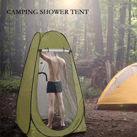 Outdoor portable compact Pop-up Shower Tent with carry bag 