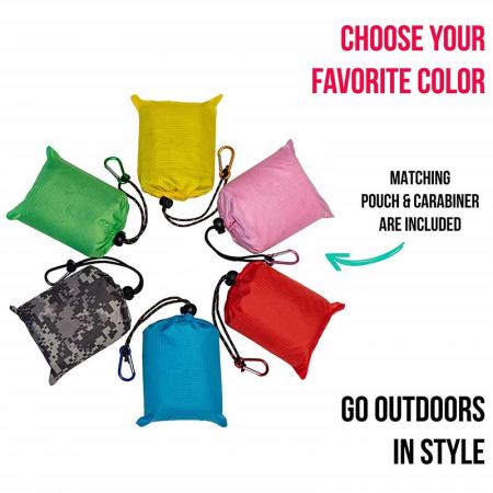 High Quality Portable Waterproof Pocket Picnic Beach Mat 