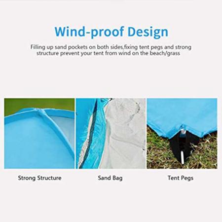 UPF 50+ Sun Shelter Instant Portable baby beach tent 