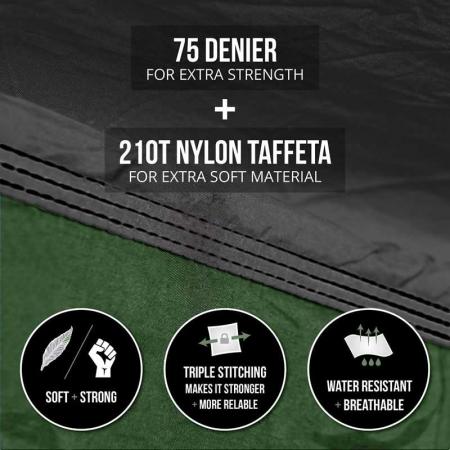 Amazon Hot Selling Outdoor Camping Hammock Portable Douable Hammock with Tree Strap 