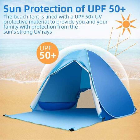 UPF 50+ Sun Shelter Instant Portable baby beach tent 