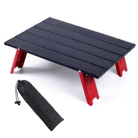 Folding Table Outdoor Camp Field Aluminum Folding Small Table Lightweight Portable Camping Table for Picnic Beach Outdoor 