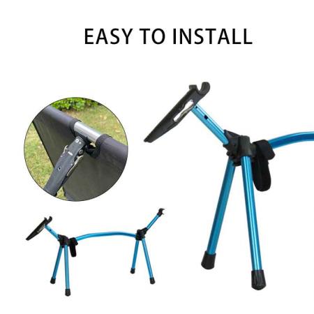 Outdoor single camping portable bed travel leisure fishing with side pockets Camping Cot 