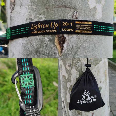 Hammock Straps Tree Swing Hanging Straps Hammock Ropes for Camping Outdoor 