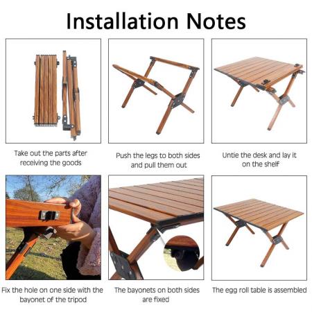 Camping Table Foldable Outdoor Table Portable Folding Lightweight Table for Picnic Beach