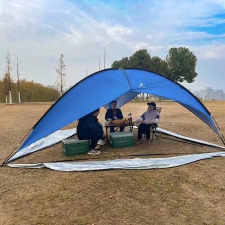 Outdoor Pop Up Curved Canopy Tents Awning Canopy for Camping Hiking 