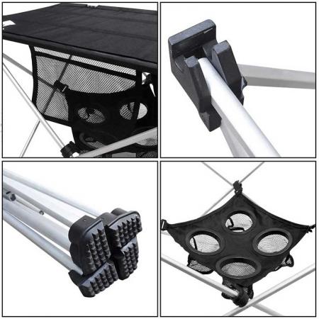 Camping Table Outdoor Aluminum Folding Camping Table for Outdoor Picnic Camping 