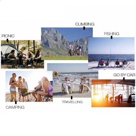 Folding Fabric Camping Chair Lightweight Outdoor Beach Camp Chair with Carry Bag for Camping Fishing 