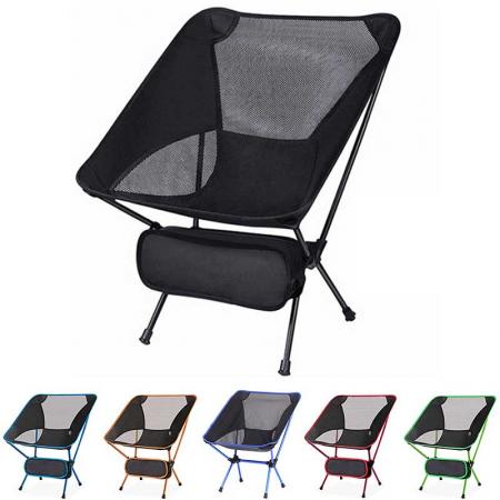 Folding Beach Chair Outdoor 600d Oxford Chair for Camp Backpack 