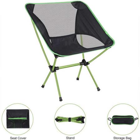 Portable Beach Chair Outdoor Camping Beach Chair for Fishing Backpacking