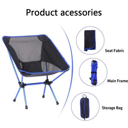 Folding Lounge Chair Lightweight Folding Beach Camp Chair with Carry Bag Easy to Carry 