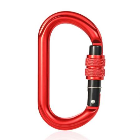 25kN Climbing Buckle Safety Climbing Snap Hook Aluminum Carabiner Clip Mini Carabiner 