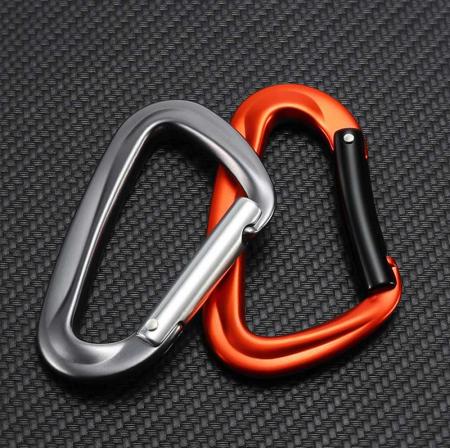 Custom Carabiner Clip Aluminum Outdoor Hanging Buckle Climbing Keychain Snap Hook 