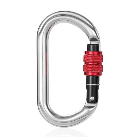 25kn Climbing Buckle Climbing Safety Snap Hook 7075 Aluminum Carabiner Clip Locking Carabiner 