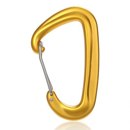 Factory Whosale Heavy Duty 12KN Snap Hook D Shape 7075 Aluminum Camping Carabiner Clip for Climbing 