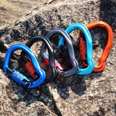 Hot Sale 23KN SaFety Snap Hook 7075 Aluminum Carabiner Climbing Hook For Fall Protection