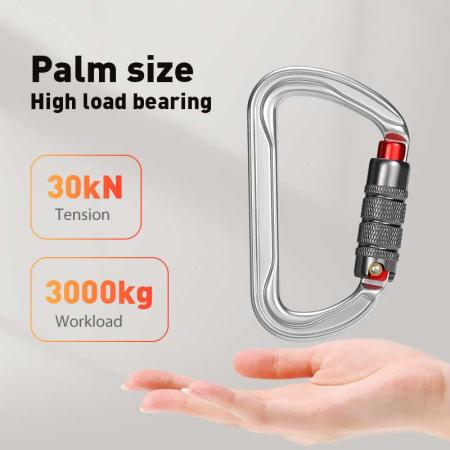 Factory price hot sale 12KN heavy duty carabiner high quality carabiners 