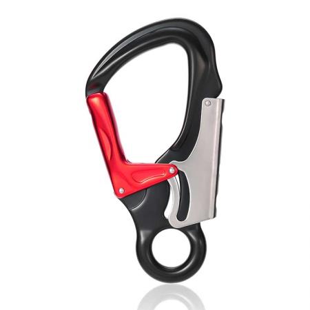 Custom Aluminum Climbing Screw Locking Carabiner 35kN Climbing Gear Gym Carabiner Clips Screwgate Snap Hook S7110TN 