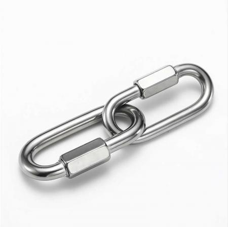 Top Quality Grade 304/316 Stainless Steel Quick Link Chain Link Fastener Snap Hook / Crabiner 