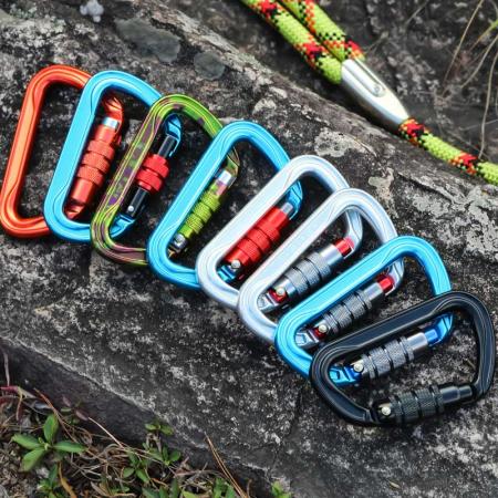 NEW Amazon Aluminum Lightweight Carabiners Best for Outdoor Camping 