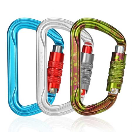 NEW Amazon Aluminum Lightweight Carabiners Best for Outdoor Camping 