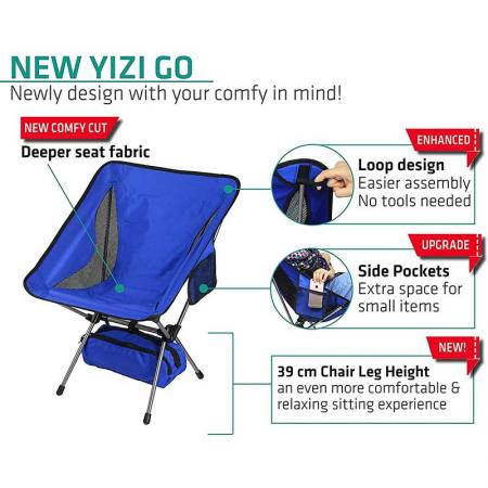 Portable Ultralight Camping Moon Chair Lightweight Fishing Camping BBQ Chairs Folding Hiking