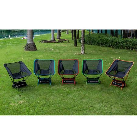 Portable Ultralight Camping Moon Chair Lightweight Fishing Camping BBQ Chairs Folding Hiking 
