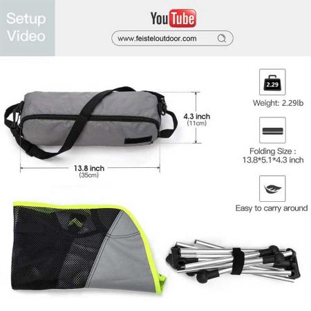 Best Price Backpack Beach Chair Foldable Lightweight for Camping Fishing Folding Chair