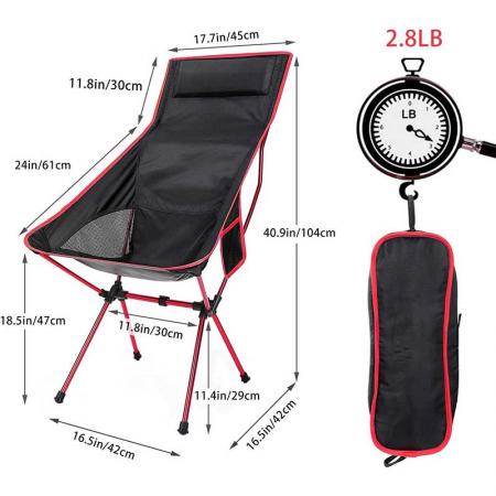Amazon Hot Factory Price Folding Fishing Chair Lightweight Camp Outdoor Beach Chair 