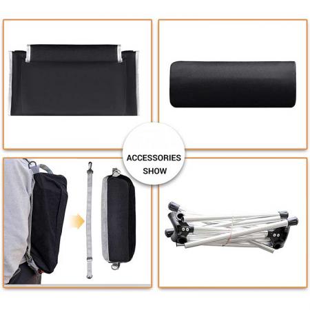 Ultralight High Back Folding Compact Portable Chair 