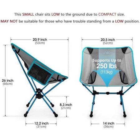 Portable Camping Chair Foldable Beach Chair Outdoor Lightweight for Fishing Beach Chair Foldable 