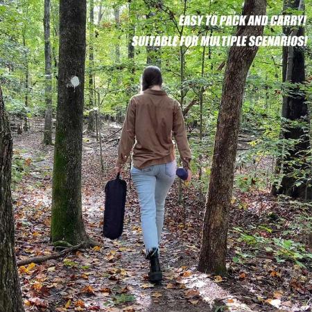 Ultralight High Back Camping Chair, Lightweight Folding Chairs with Headrest, Portable Compact for Outdoor Camp, Hiking, Picnic 