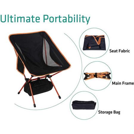 Factory Price Hiking Chair Outdoor-Tools BBQ Ultralight Folding Beach-Seat Travel Fishing 