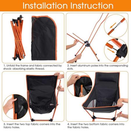 Factory Price Folding Chair Beach Foldable Outdoor Lightweight Camping Chair