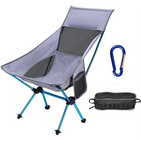 Ultralight Folding Camping Chair, Portable Compact for Outdoor Camp, Travel, Beach, Picnic, Festival, Hiking 