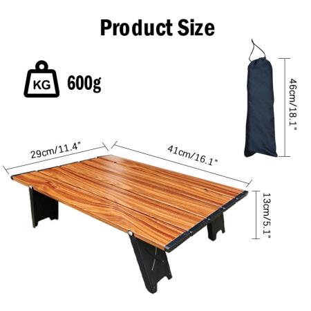 Portable Foldable Camp Picnic Table Roll-up with Carry Bag 
