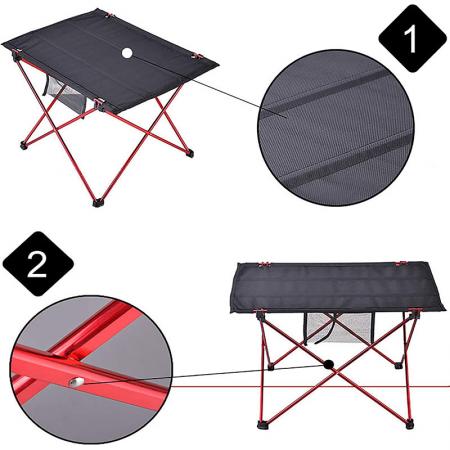 Lightweight Backpack camping folding table for Hiking Fishing 