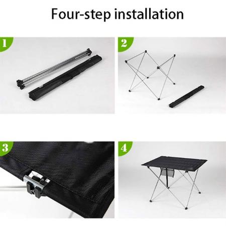 Picnic Folding oxford cloth table with Carry Bag 