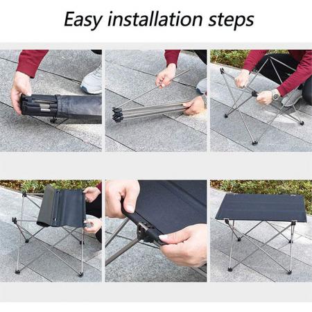 Portable Camping Side Table for Outdoor Picnic 