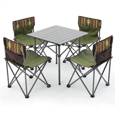 Camping Folding Table and Chairs Set Folding Chair Camping Chair and Table Adult Camping Folding Chair and Table Set 