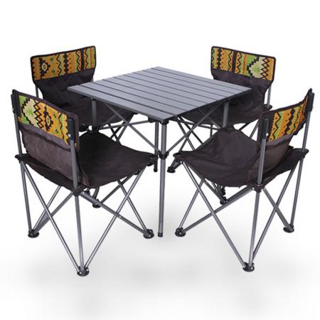 Camping Folding Table and Chairs Set Folding Chair Camping Chair and Table Adult Camping Folding Chair and Table Set 