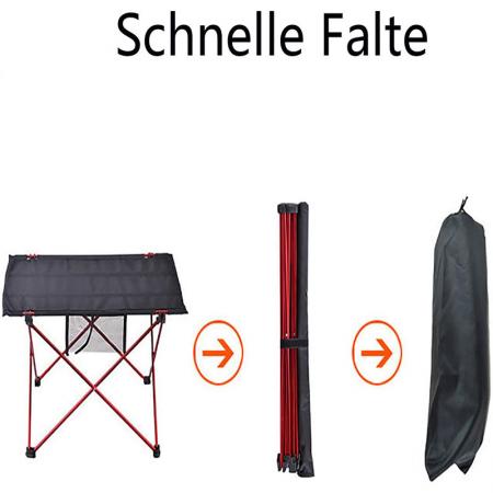 Lightweight Backpack camping folding table for Hiking Fishing 